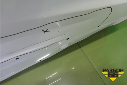 Дверь задняя правая (H21004EAMA) для Nissan Qashqai (J11E) с 2013г (Кашкай)