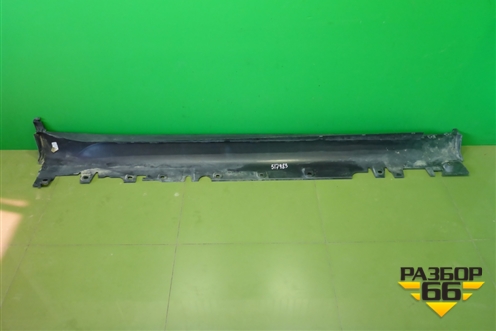 Накладка на порог наружная левая (51777319853) для BMW X6 F16 с 2014г (Х6 Ф16)