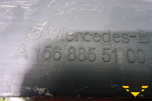 Накладка переднего бампера левая (A1568855100) для Mercedes Benz GLA-Klass X156 с 2014г (ГЛА)