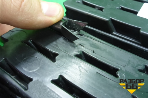 Накладка ПТФ левая (после 2020г X-Line) (86523H0900) для Kia Rio с 2017г (Рио 4)