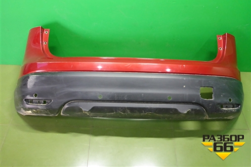 Бампер задний (до 2017г под парктроник) (850224EA0H) для Nissan Qashqai (J11E) с 2013г (Кашкай)