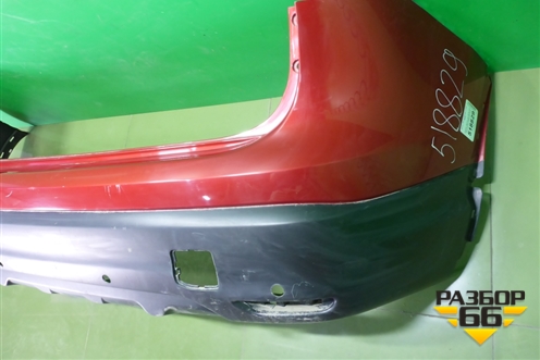 Бампер задний (до 2017г под парктроник) (850224EA0H) для Nissan Qashqai (J11E) с 2013г (Кашкай)