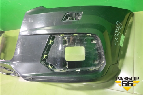 Бампер передний (после 2014г под омыватели) (8U0807437AD) для Audi Q3 с 2011-2018г (Ку 3)