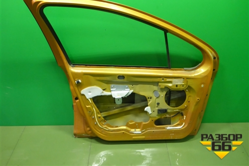 Дверь передняя левая (5-ти дверный кузов) для Peugeot 207 с 2006-2015г