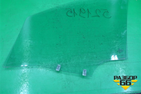 Стекло двери передней правой (5-ти дверный кузов 2007г) для Peugeot 207 с 2006-2015г