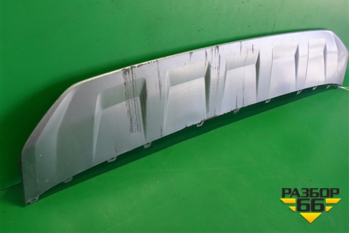 Накладка переднего бампера (4M0807733D) для Audi Q7 c 2015г (Ку 7)