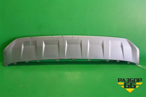 Накладка переднего бампера (4M0807733D) для Audi Q7 c 2015г (Ку 7)