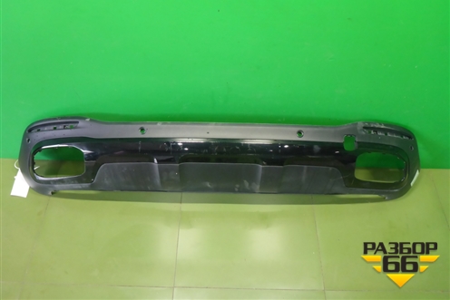 Юбка заднего бампера (под парктроник) (A1678852503) для Mercedes Benz GLS-Klass X167 с 2019г (ГЛС)