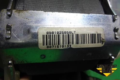 Ремень безопасности задний левый (8981025650) для Hyundai Aсcent с 2000г (Акцент)