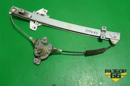 Стеклоподъёмник механический задний левый для Hyundai Aсcent с 2000г (Акцент)