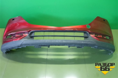 Бампер передний (под омыватели) (KB8A50031) для Mazda CX 5 с 2017г (СХ5)