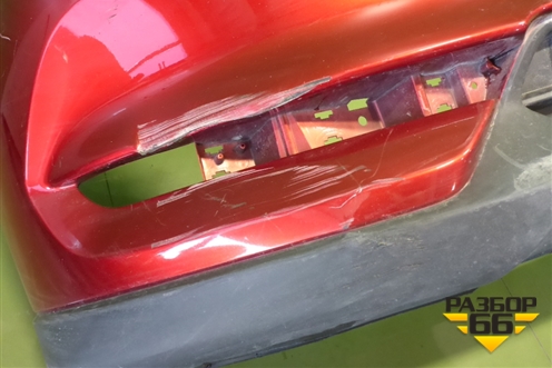 Бампер передний (под омыватели) (KB8A50031) для Mazda CX 5 с 2017г (СХ5)