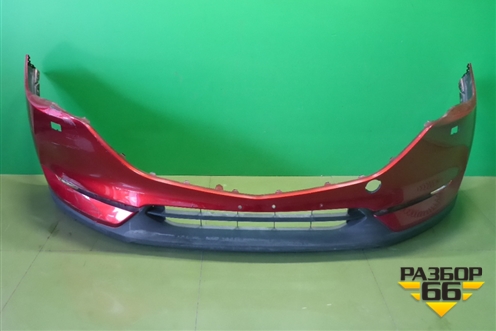 Бампер передний (под омыватели) (KB8A50031) для Mazda CX 5 с 2017г (СХ5)