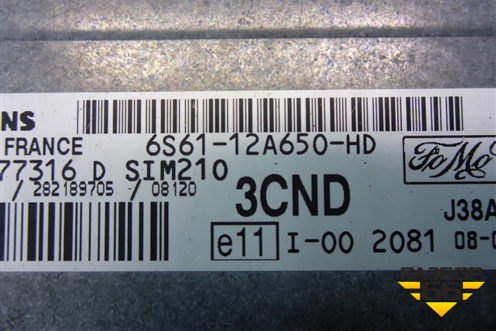 Блок управления двигателем (1.4л FXJA МКПП) (6S6112A650HD) для Ford Fusion с 2002г (Фьюжн)