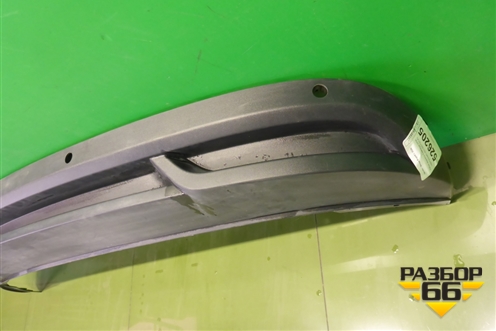 Юбка заднего бампера (под парктроник) (60U807521A) для Skoda Rapid с 2020г (Рапид)