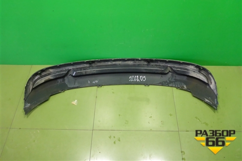 Юбка заднего бампера (под парктроник) (60U807521A) для Skoda Rapid с 2020г (Рапид)