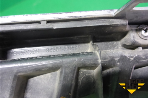 Решетка радиатора (до 2020г X-Line) (86351H0500) для Kia Rio с 2017г (Рио 4)