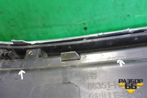 Решетка радиатора (до 2020г) (86351H0000) для Kia Rio с 2017г (Рио 4)