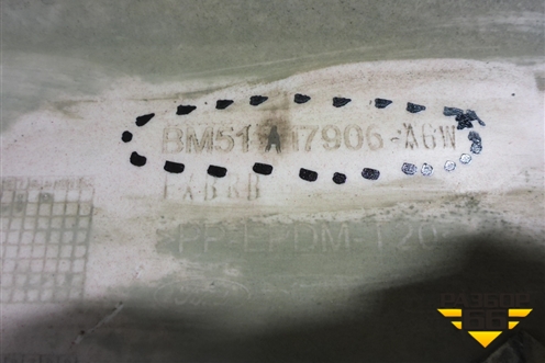 Бампер задний (до 2015г хэтчбек под парктроник) (BM51А17906AGW) (BM51A17906AGW) для Ford Focus 3 с 2011г (Фокус)