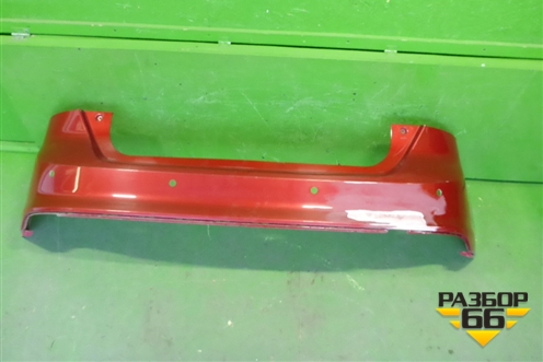 Бампер задний (до 2015г хэтчбек под парктроник) (BM51А17906AGW) (BM51A17906AGW) для Ford Focus 3 с 2011г (Фокус)