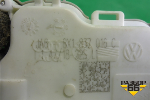 Замок двери передней правой (8X1837016C) для Audi A4 (В9) с 2015г (А4)