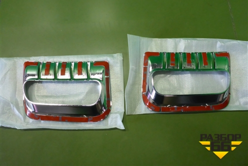 Накладка переднего бампера (новые комплект тюнинг) (083502B630) для Hyundai Santa Fe с 2005-2012г (Санта Фе)