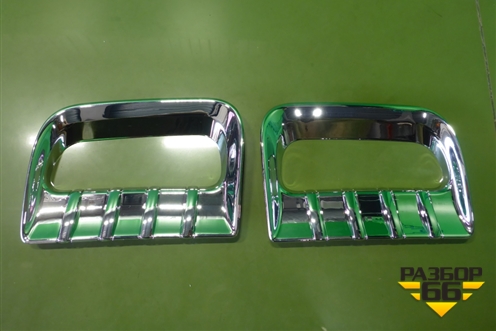 Накладка переднего бампера (новые комплект тюнинг) (083502B630) для Hyundai Santa Fe с 2005-2012г (Санта Фе)