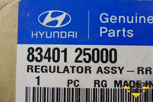 Стеклоподъёмник механический задний левый (новый) (8340125000) для Hyundai Aсcent с 2000г (Акцент)