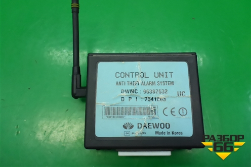 Блок электронный (управление штатной сигнализацией) (96387632) для Chevrolet Rezzo с 2003г (Резо)