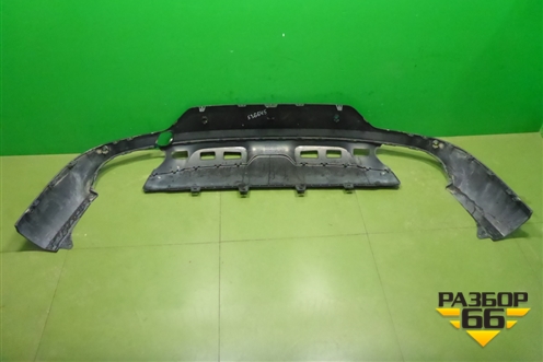 Юбка заднего бампера (только на дизель под парктроник) (A2928850425) для Mercedes Benz GLE-Klass (купе) C292 с 2015г (ГЛЕ)