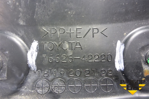 Брызговик задний левый (7662642220) для Toyota Rav-4 с 2018г (Рав 4)