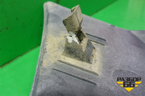 Накладка заднего бампера нижняя (после 2015г) (6415A061) для Mitsubishi Outlander с 2012-2024г (Аутлендер)