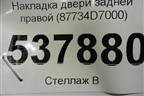 Накладка двери задней правой (87734D7000) для Hyundai Tucson с 2015-2022г (Туксон)