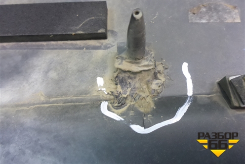 Накладка двери задней правой для Kia Sorento I с 2002-2011г (Соренто 1)