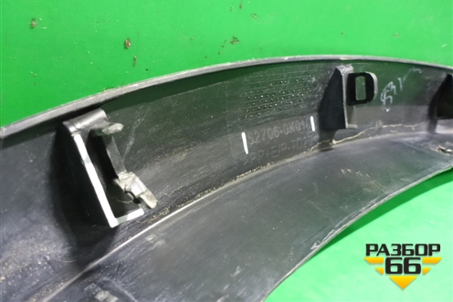 Накладка заднего бампера правая (527060K010) для Toyota Fortuner с 2016г (Фортунер)