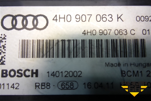 Блок электронный (управления бортовой сети) (4H0907063K) для Volkswagen Touareg с 2010-2018г (Туарег)