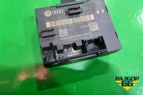 Блок комфорта (задней двери) (4H0959795B) для Volkswagen Touareg с 2010-2018г (Туарег)