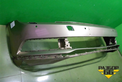 Бампер передний (под парктроник и омыватели) (3G0807221A) для Volkswagen Passat [B8] 2014-2024г (Пассат Б8)