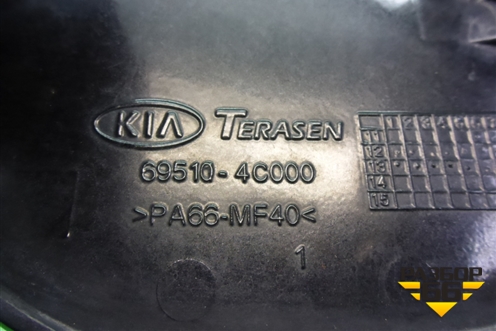 Лючок бензобака (695104C000) для Kia Optima с 2010-2015г (Оптима 3)