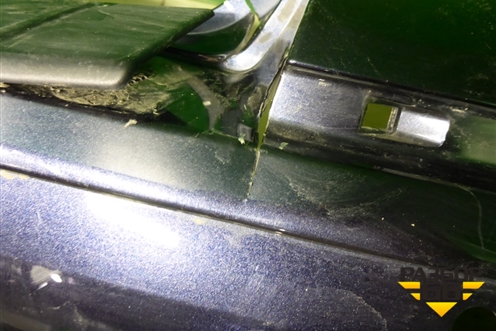 Бампер задний (под парктроник) (7LA807417A) для Volkswagen Transporter T6 с 2015г (Транспортер Т6)