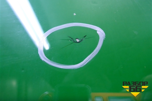 Стекло лобовое (с обогревом зоны дворников) для Toyota Rav-4 с 2012-2019г (Рав 4)