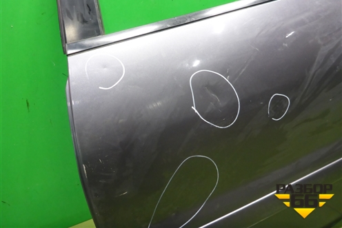 Дверь задняя левая (седан) для Mitsubishi Lancer-9  с 2003-2008г (Лансер)