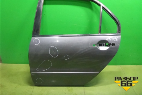 Дверь задняя левая (седан) для Mitsubishi Lancer-9  с 2003-2008г (Лансер)