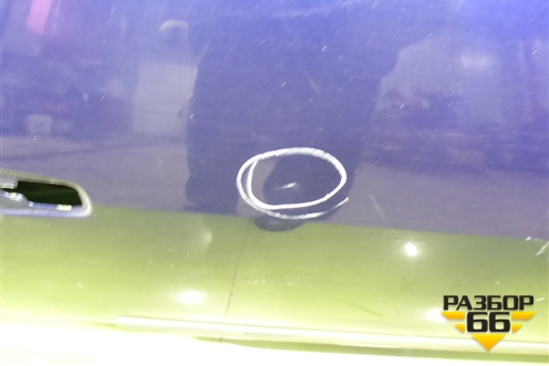 Дверь задняя правая (седан) для Peugeot 407 с 2004г