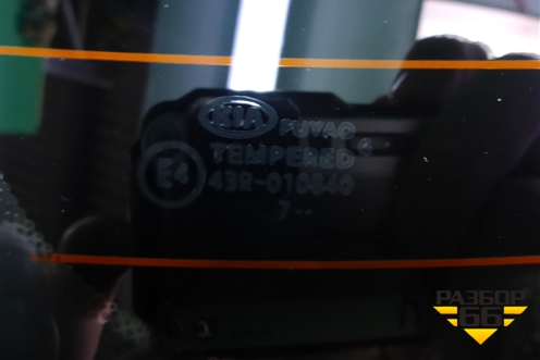 Стекло двери багажника (2017г) (87110H0200) для Kia Rio с 2017г (Рио 4)