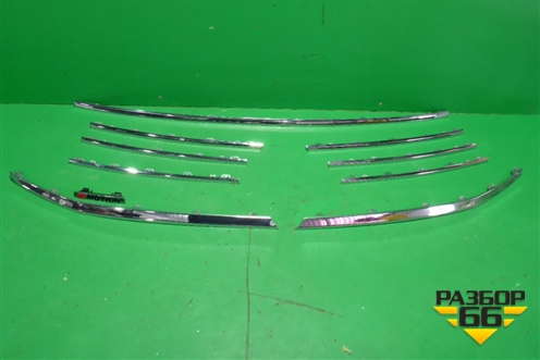 Накладка на решетку радиатора комплект (после 2019г) для Volkswagen Transporter T6 с 2015г (Транспортер Т6)