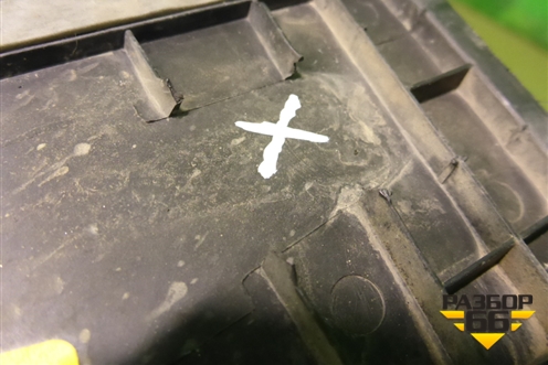 Накладка переднего крыла правого (87714D7000) для Hyundai Tucson с 2015-2022г (Туксон)