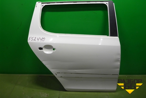 Дверь задняя правая (хэтчбек) для Skoda Fabia с 2007-2014г (Фабия)