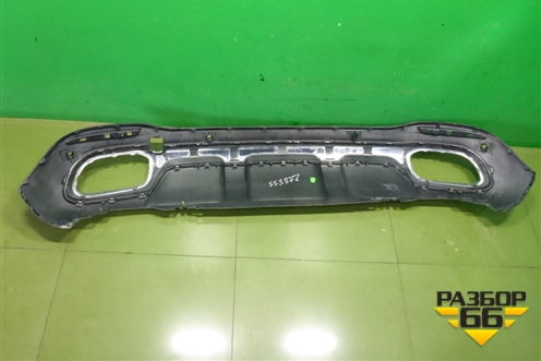 Юбка заднего бампера (под парктроник) (A1678852503) для Mercedes Benz GLS-Klass X167 с 2019г (ГЛС)