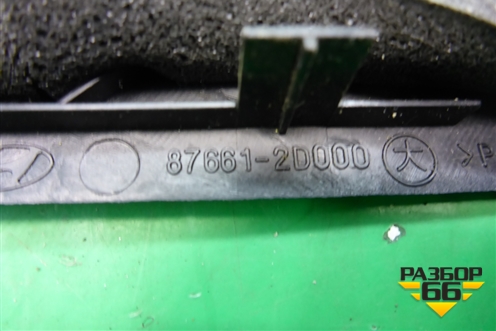 Накладка двери передней правой уголок (876612D000) для Hyundai Elantra 3 (XD) с 2000-2010г (Элантра)